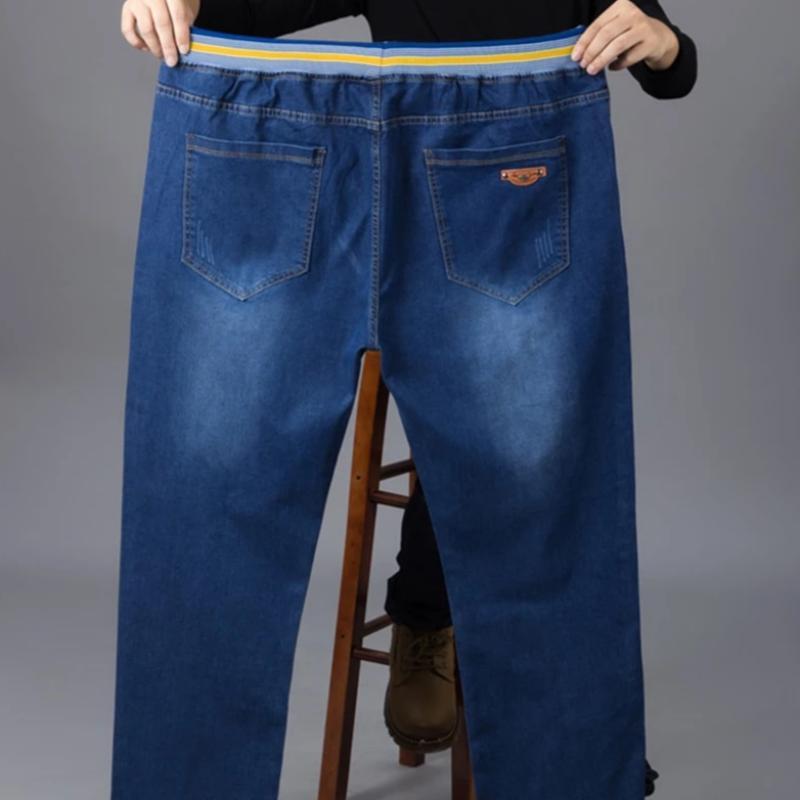 Men's Jeans With Elastic Waist | Plus Size