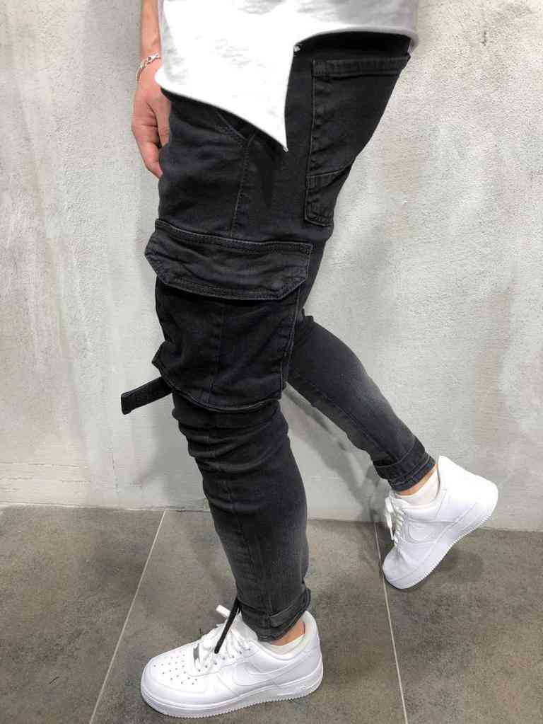 Men's Skinny Jeans With Big Pockets