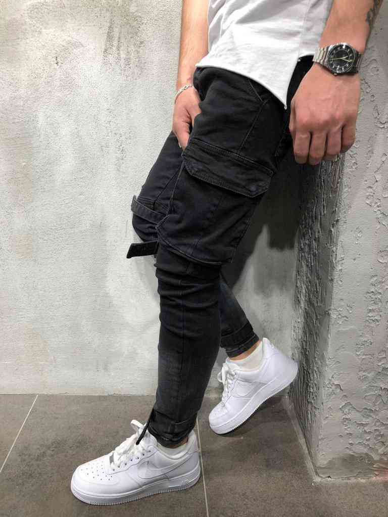 Men's Skinny Jeans With Big Pockets