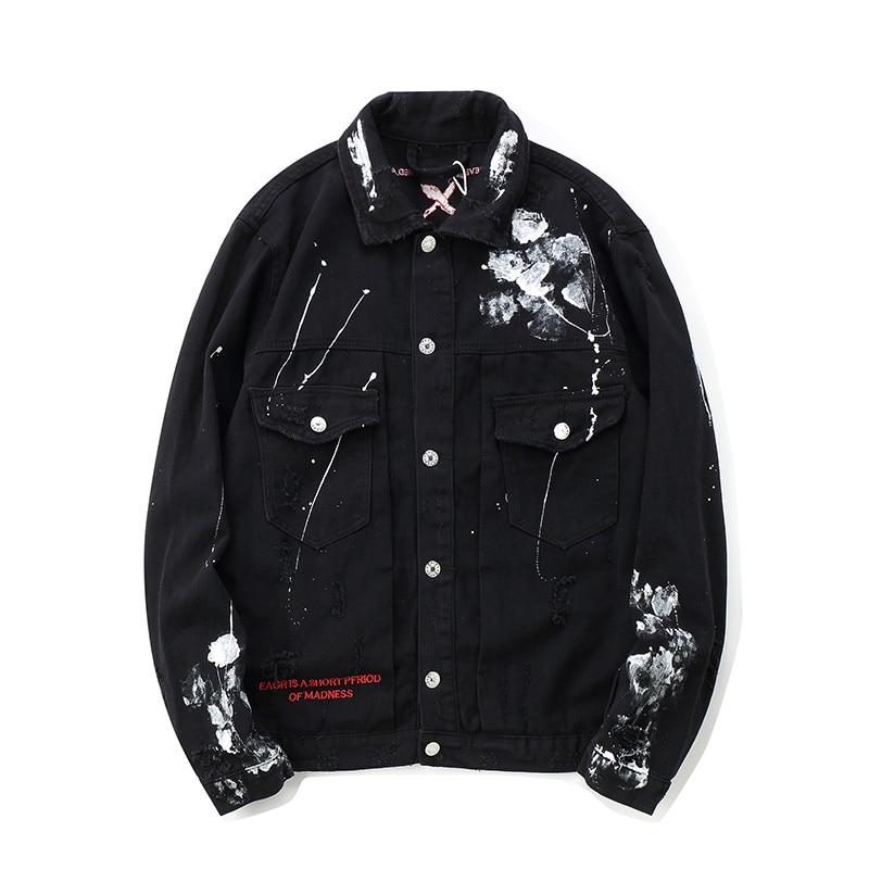 Men's Denim Jacket With Print
