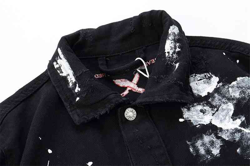 Men's Denim Jacket With Print