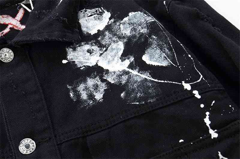 Men's Denim Jacket With Print