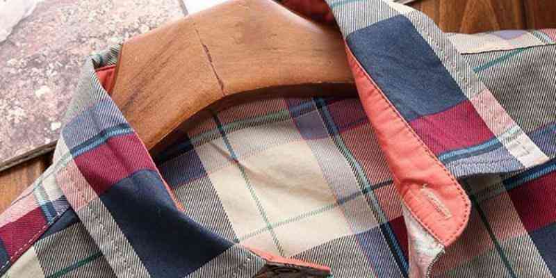 Men's Summer Casual Plaid Short Sleeved Shirt