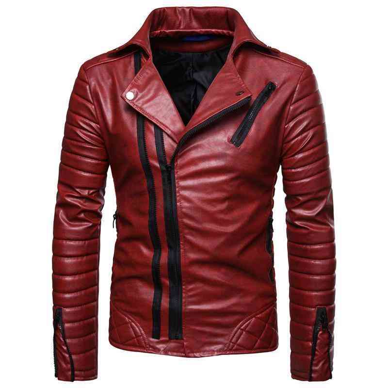Men's Winter Casual Leather Jacket