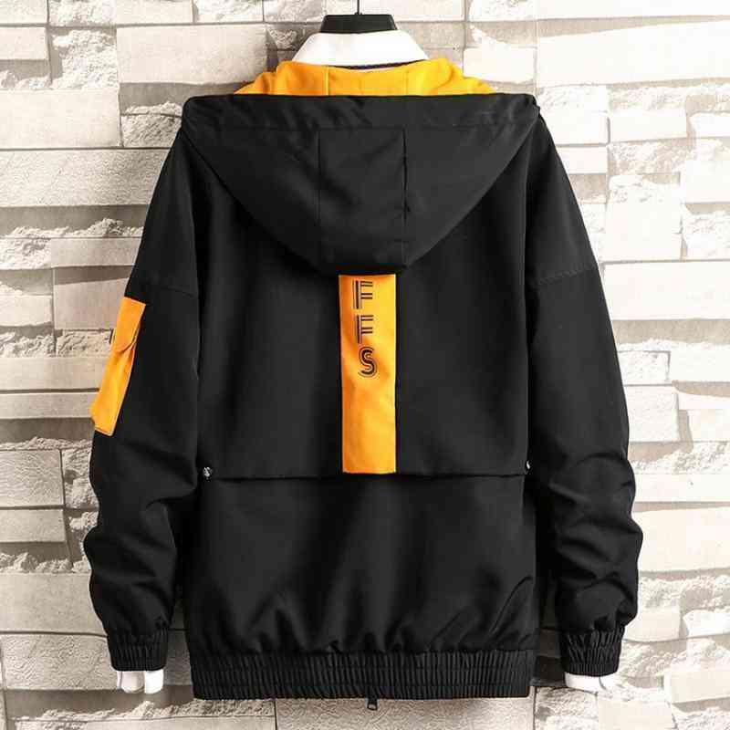 Men's Autumn Windbreaker With Big Pockets
