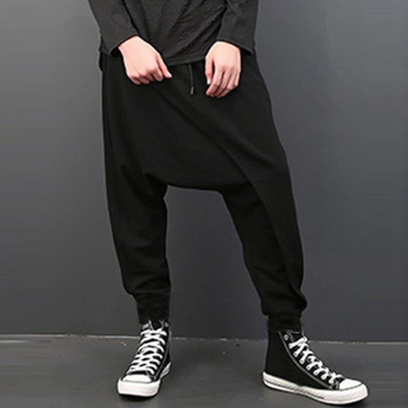 Men's Casual Elastic Waist Loose Pants