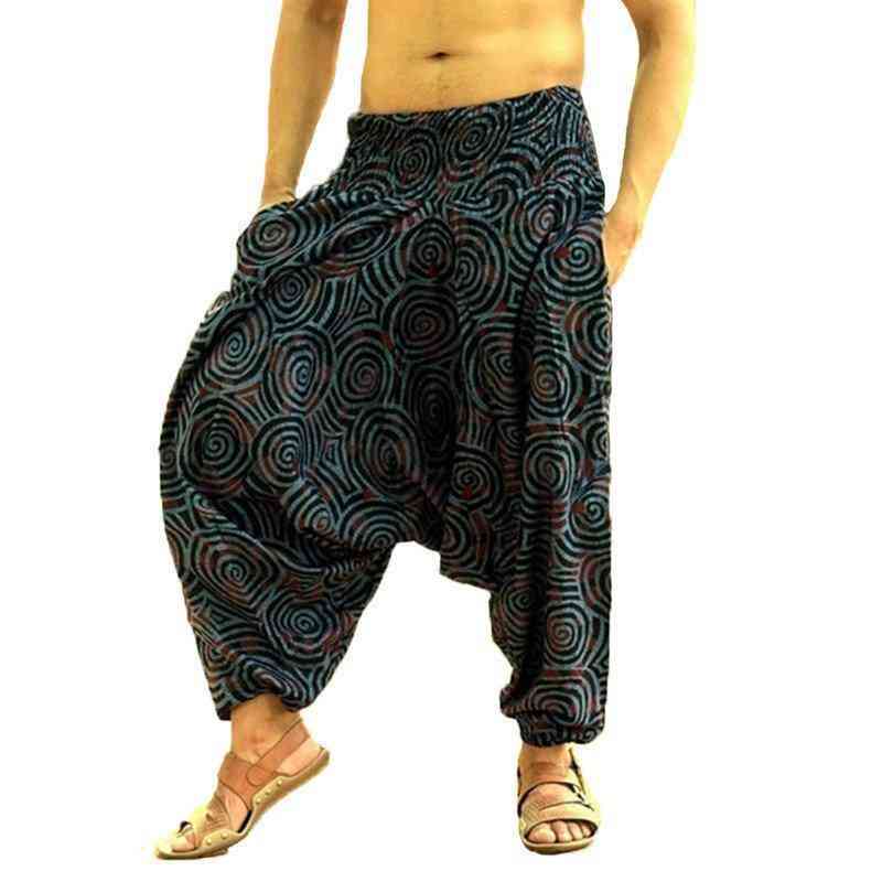Men's Summer Casual Printed Loose Pants