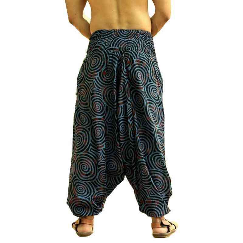 Men's Summer Casual Printed Loose Pants