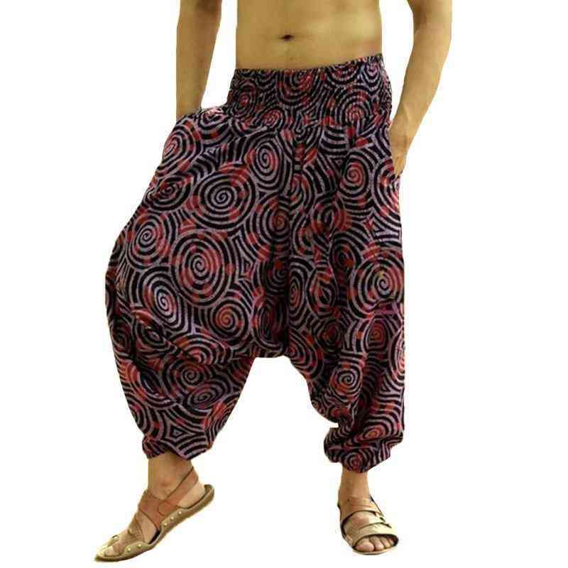 Men's Summer Casual Printed Loose Pants