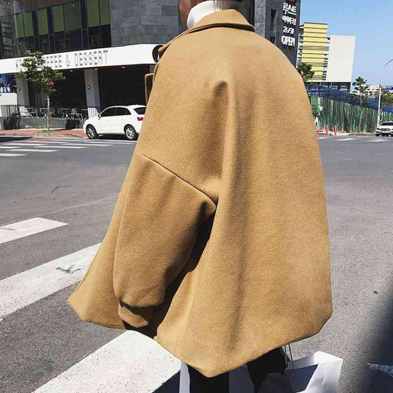 Men's Winter Casual Woolen Coat