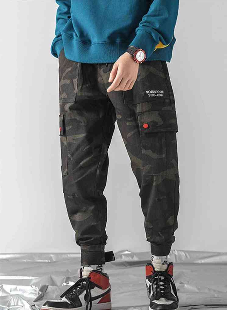 Men's Casual Ankle-Length Cargo Pants