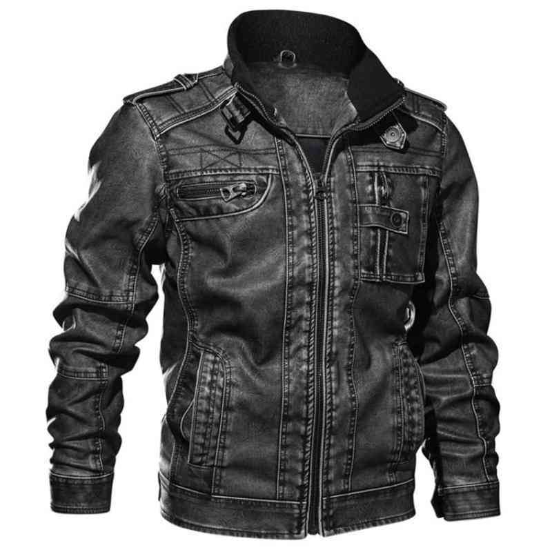 Men's Autumn Leather Jacket