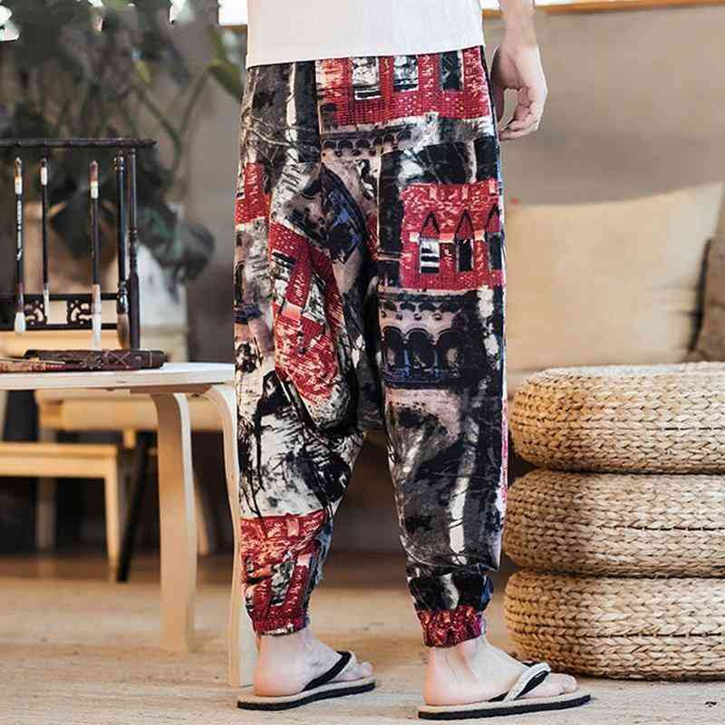 Men's Casual Cotton Loose Pants