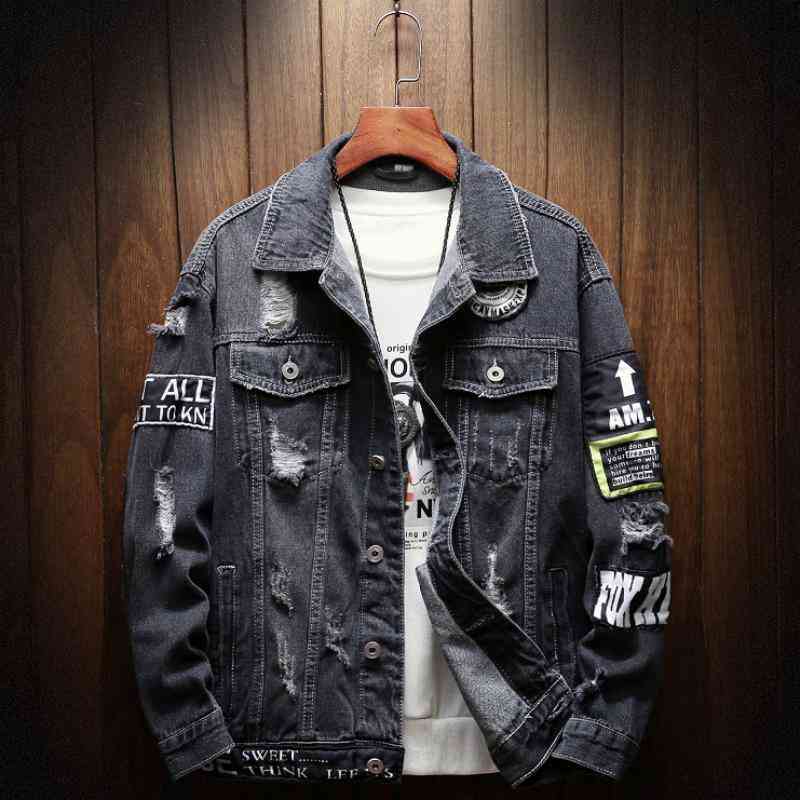 Men's Spring/Autumn Casual Loose Denim Jacket