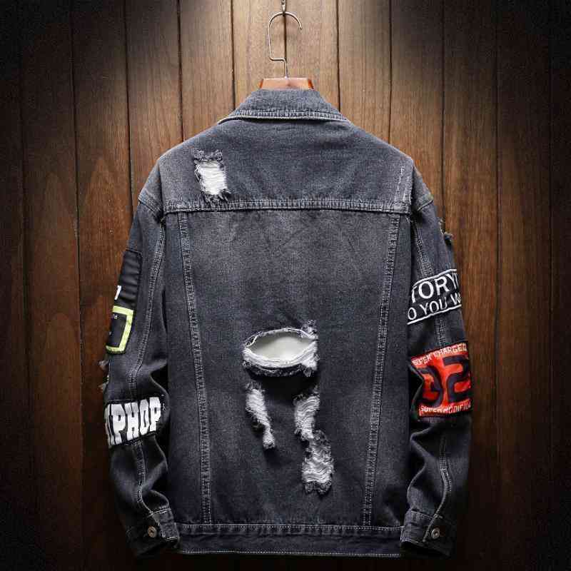 Men's Spring/Autumn Casual Loose Denim Jacket