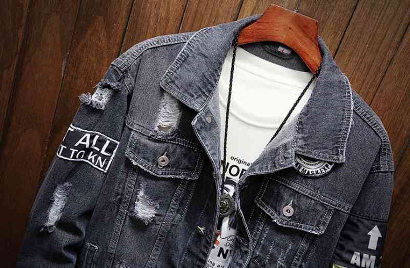 Men's Spring/Autumn Casual Loose Denim Jacket