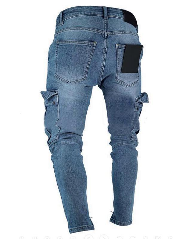 Men's Skinny Elastic Jeans