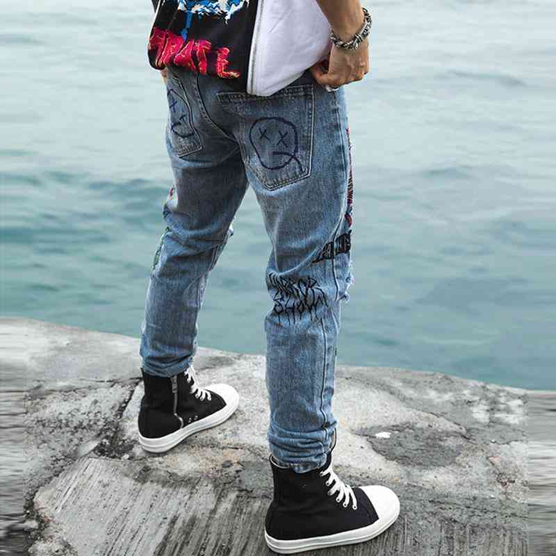 Men's Skinny Cotton Lightweight Stretchy Jeans