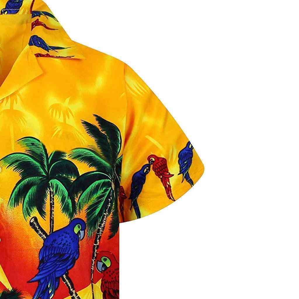 Men's Casual Short Sleeved Shirt With Print